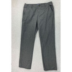 Johnnie-O 100% Cotton Flat Front Casual Pants (Men's 38x32) Gray